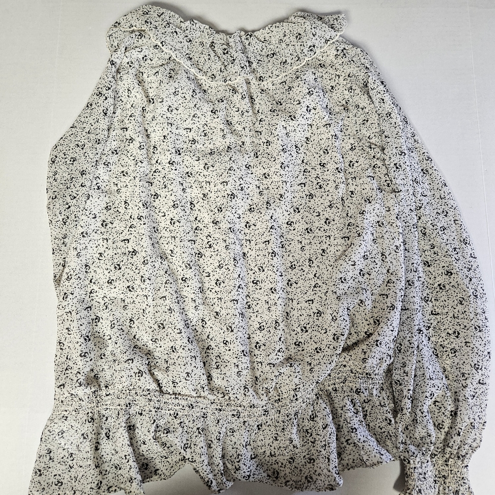 Universal Thread Medium Floral Print Women's Top - Picture 7 of 9